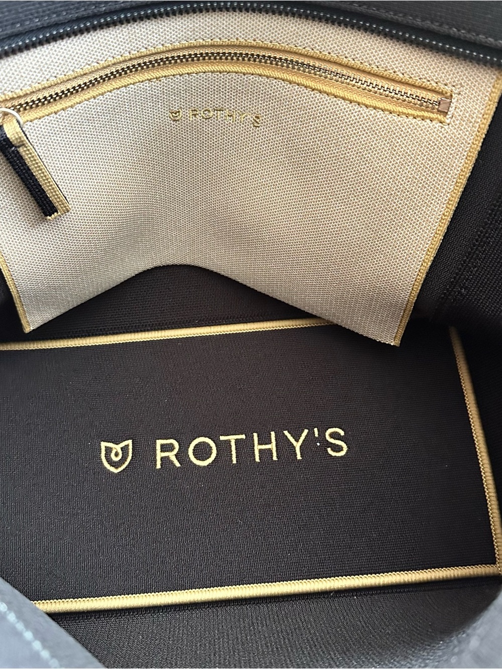 Rothy’s The Handbag Retired Black Tote shoulder crossbody Bag - NWT - Picture 8 of 11